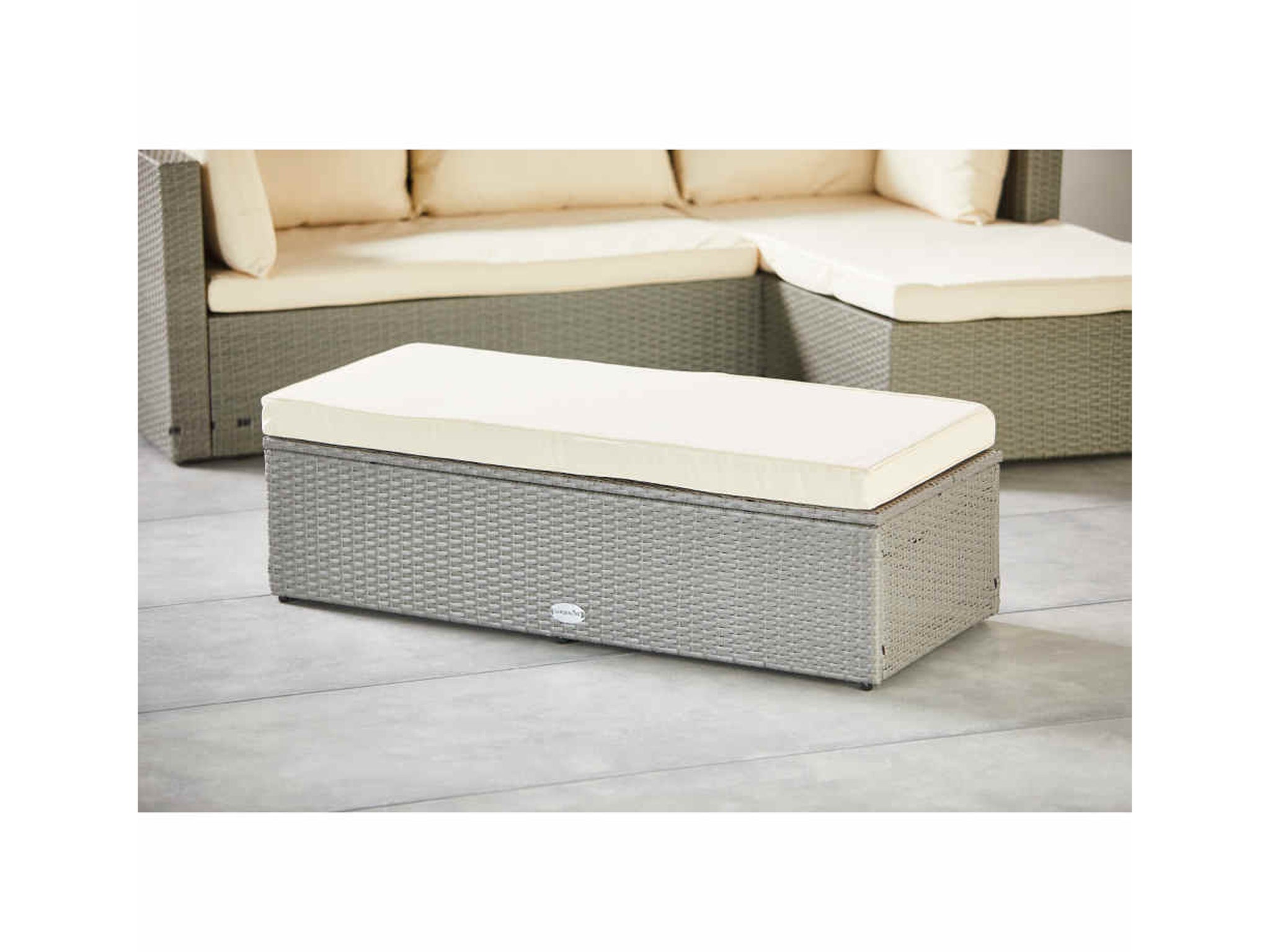 Rattan garden sofa discount aldi